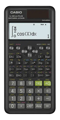 Calculadora Cientifica Casio Fx991la Plus 2da Gen. Negra