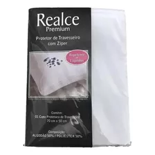 Protetor De Travesseiro Realce Premium 50x70cm Branco
