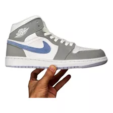 Tenis De Baloncesto Grey Blue Aluminium