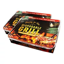 Oppenheimer Usa Parrilla De Carbón Desechable On-the-go Lis