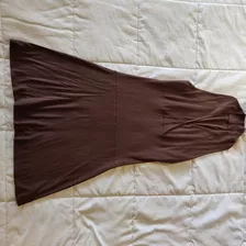 Vestido Chocolate Talle S De Modal, Hermoso