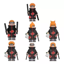 Kit Com 7 Bonecos Todos Os Caminhos Do Pain Le Naruto Blocos