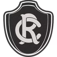 Patch Bordado Termocolante Escudo Clube Do Remo Preto