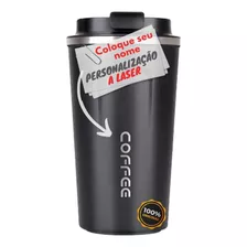 Copo Térmico Café Personalizado A Laser Quente E Gelado 