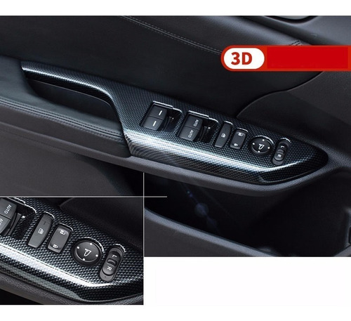 Cubiertas D Switch Fibra D Carbono Honda Civic 2016 A 2020 Foto 3