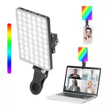 Newmowa Luz Led Portatil De Video Rgb Para Telefono, Tableta