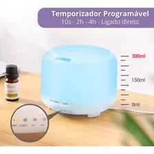 Difusor Aromatizador De Ambiente Eletrico Aromaterapia Oleos Cor Branco 110v/220v