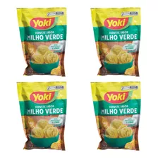 Pó Para O Preparo De Sorvete Yoki Milho Verde Kit 4 X 150g