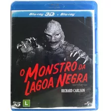 Blu-ray 3d O Monstro Da Lagoa Negra [ Lacrado ]