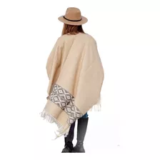 Ruanas Poncho Moda Ponchos Invierno