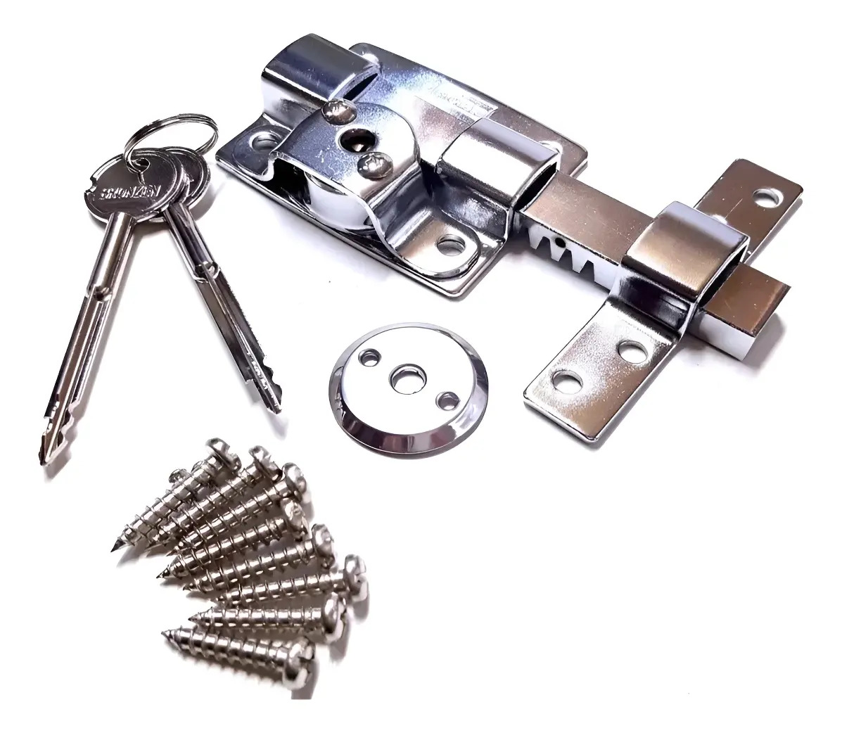 Cerrojo Pasador Llave Cruz Reforzado Premium Cerradura