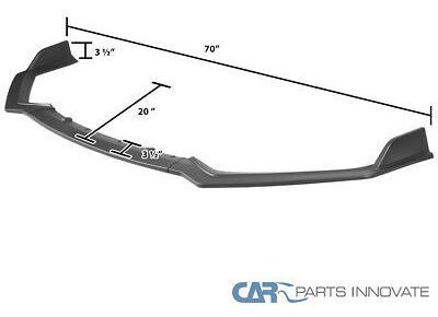 Fits 18-20 Infiniti Q50 Sport Matte Black Front Bumper L Ttx Foto 2