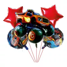 5pcs Blaze And The Monster Machine Globos Foil Globos Sumini