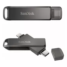 Pendrive Sandisk Ixpand 128gb Usb-c E Lightning P/ iPhone 