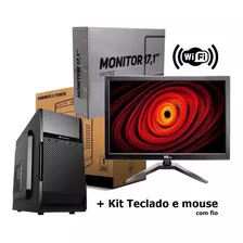 Cpu Pc Desktop Intel I5, 8gb Ram, Ssd 240gb, Monitor 19 Wifi