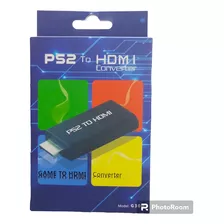 Adaptador Conversor Ps2 Áudio Vídeo Av Para Hdmi 