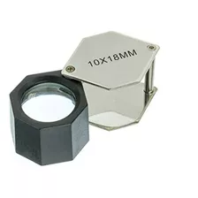 Lupa De Se 10x 18 Mm Hexagonal Joyero - Mj381810h.