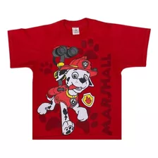Camiseta Camisa Infantil Desenho Patrulha Canina 100%algodão