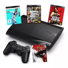 Playstation 3 Con 60 Juegos Y 6 Meses De Garantía