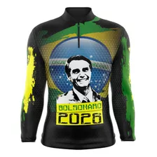 Camisa Patriota Brasil Ref 04 M L Proteção Solar Uv50+