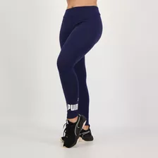 Calça Legging Puma Ess Logo S Feminina Marinho