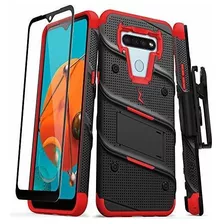 Funda Zizo Para LG K51/ Protector Pantalla/rojo