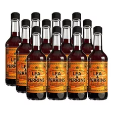 12x Molho Inglês Lea & Perrins Worcestershire 150ml Importad