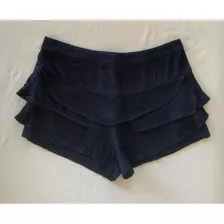 Cher. Short Azul Oscuro Volados. Talle 1 #ato1