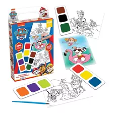 Set De 24 Acuarelas Magicas Paw Patrol - Tapimovil Color Multicolor