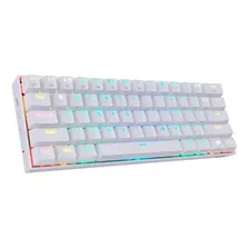 Teclado Gamer Bluetooth Redragon Draconic K530 Qwerty Outemu Blue Inglés Us Color Blanco Con Luz Rgb