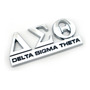 3d Dst Delta Sigma Theta Coche Pegatina Emblema Logotipo