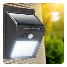 Luminaria Solar Led Luz Automática Sensor De Presença Ip67