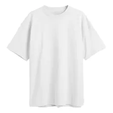 Remera Blanca Oversize - Algodon Premium - Street Style Moda