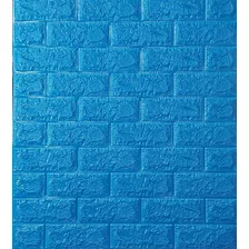 Revestimiento Pared Adhesivo Facil Colocacion Color Azul