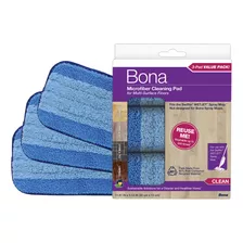 Bona® Almohadillas De Limpieza De Microfibra Para Usar Con E