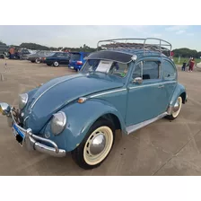 Volkswagen Fusca 1.300 1968 Azul - Placa Preta Colecionador