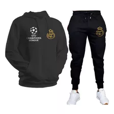 Conjunto Buzo Y Pantalón Jogging De Algodón Del Real Madrid