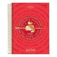 Caderno Espiral Harry Potter Defence 1 Matéria 96 Folhas