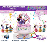 Kit Imprimible Cake Topper Personalizado Encanto 2
