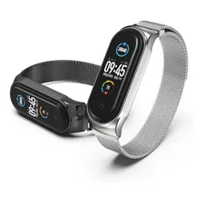 Correa Milanese Ajuste Magnetic Para Xiaomi Mi Band 6 5 4 3