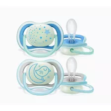 Chupón Ultra Air Night Marca Avent (6 A 18 Meses)