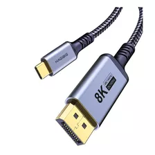 Cable Usb-c A Displayport 1.4 Hagibis Bidireccional 8k 200cm