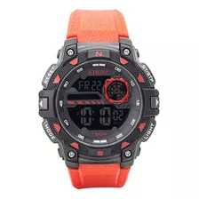 Reloj Strike Watch Yp19785-05-red Hombre Colección 2022 Color De La Correa Naranja Color Del Bisel Negro Color Del Fondo Negro