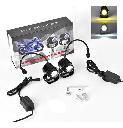 Luz De Conduccin Foco Universal Para Motocicletas Mini 12 V Foto 2