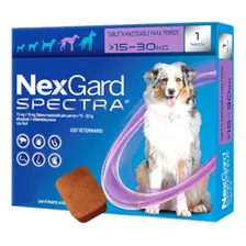 Nexgard Spectra 15-30kg Internos Y Externos Pastilla Tableta