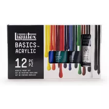 Tinta Acrílica Profesional Liquitex Juego 12 Colores Pintura