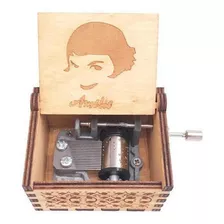 Caja Musical Madera Amelie Poulain Manivela