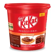  Kit Kat Balde 1,01kg Pasta Cremosa Nestlé Kitkat