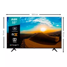 Pantalla Hisense 55'' 4k Uhd Google Tv 60hz Dolby Vision Hdr