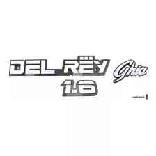 Emblemas Del Rey 1.6 Ghia - 1985 À 1991 - Modelo Original